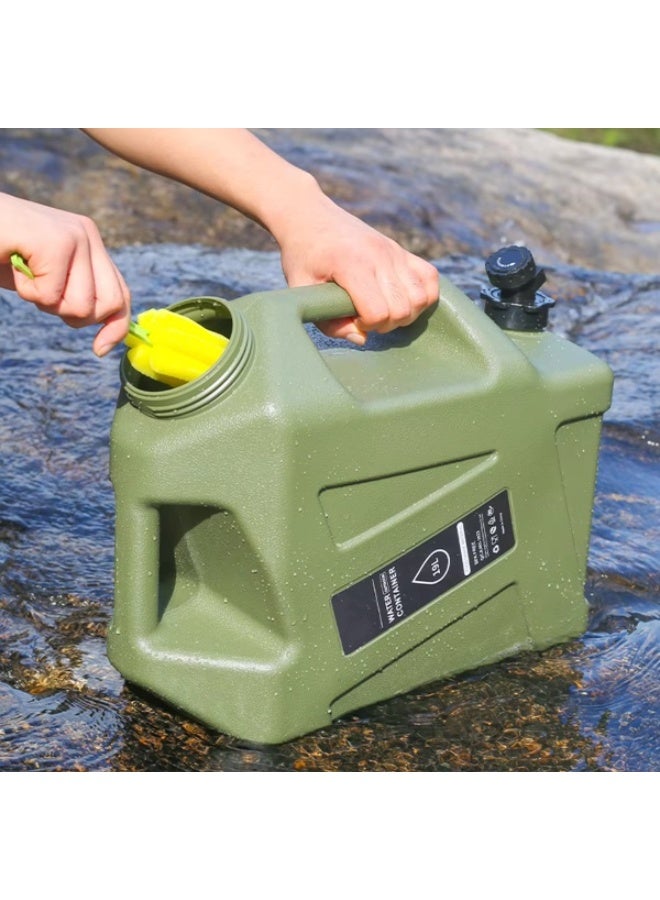 إبريق ماء للتخييم سعة 19 لترًا، حاوية تخزين مياه خارجية مع صنبور للقيادة، خزان مياه كبير السعة - Image 4